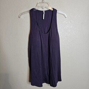 NWT Soma Nightshade Racerback Bra Tank Top Women's Large Built In‎ Bra Purple